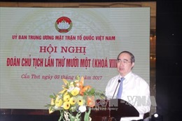 Hội nghị lần thứ 11 Đoàn Chủ tịch Ủy ban Trung ương MTTQ Việt Nam khóa VIII